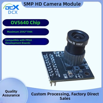 OV5640 Kamera Modul 5 MP SCCB/I2C interfész FPGA-hoz – felbontás 2592x1944, 30 FPS, manuális fókusz
