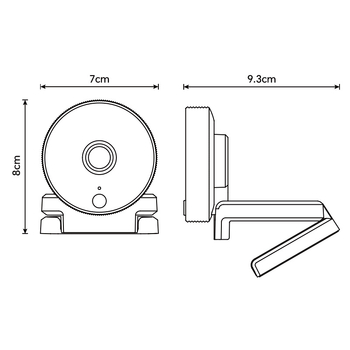 4K USB webkamera 8MP szenzorral, autofókusz, 30fps, USB 2.0