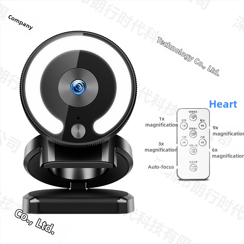 4K USB webkamera 8MP szenzorral, autofókusz, 30fps, USB 2.0