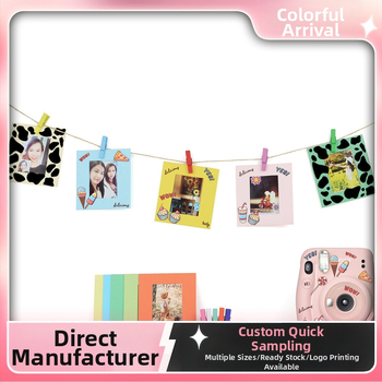 Polaroid DIY samolepiaca súprava — model Medium general dessert cow pattern; PVC materiál; kreatívne samolepky; prispôsobené kresby; kompatibilné s Polaroidmi, fotografiami, fotoalbumami, ochrannými púzdrami, taškami na fotoaparát