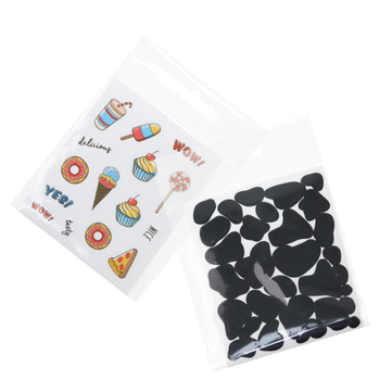 Polaroid DIY matricás készlet — modell: Medium general dessert cow pattern; PVC anyag; kreatív matricák; testreszabott rajzok; kompatibilis Polaroidokkal, fényképekkel, fénykép albumaival, védőtokokkal, kameratáskákhoz