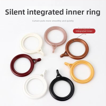 Závesný kruh – plastový, moderný minimalistický dizajn, doplnok pre závesnú tyč (Materiál: plast; Kategória: závesný kruh; Štýl: moderný minimalizmus; Prispôsobenie: Nie)