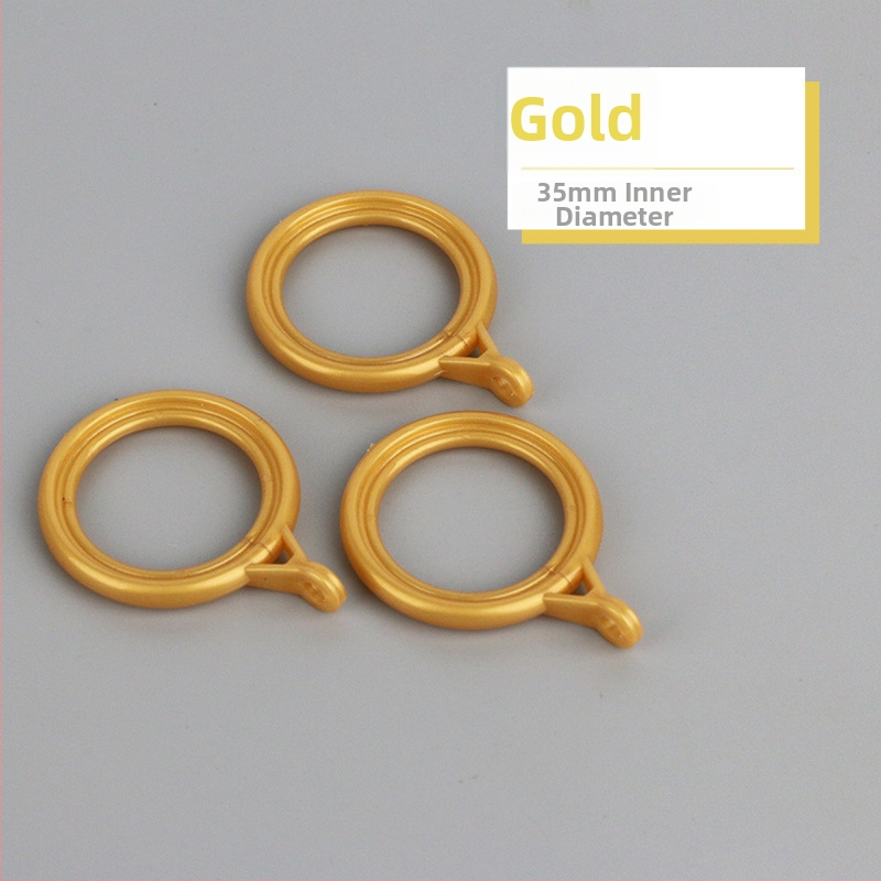 Závesný kruh – plastový, moderný minimalistický dizajn, doplnok pre závesnú tyč (Materiál: plast; Kategória: závesný kruh; Štýl: moderný minimalizmus; Prispôsobenie: Nie)