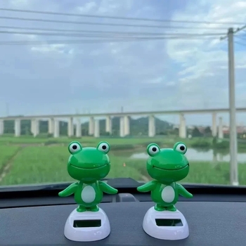 Unutarnji dekor automobila – Karikatura žaba ukras, plastični materijal; Marka Guangdong travel products; Ovlaštena privatna marka: Da