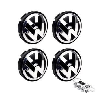 Κάλυμμα βαλβίδας για VW κεντρικό κάλυμμα ζάντας – ABS + αλουμίνιο, Συμβατό με όλα τα μοντέλα Volkswagen, Προέλευση Κίνα, Χωρίς παραμετροποίηση