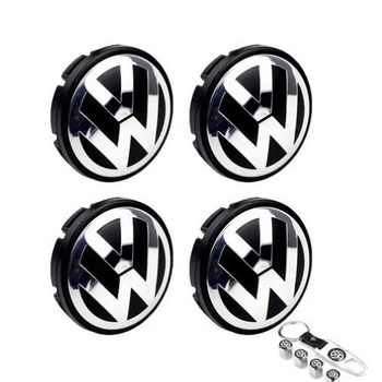 Κάλυμμα βαλβίδας για VW κεντρικό κάλυμμα ζάντας – ABS + αλουμίνιο, Συμβατό με όλα τα μοντέλα Volkswagen, Προέλευση Κίνα, Χωρίς παραμετροποίηση