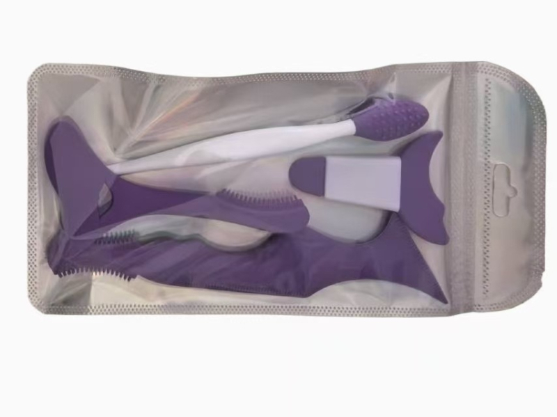 Ming Kou силиконов уред за грим на очи – сет за нанасяне на руж, очна линия, вежди и червило (срок на годност 3 години)