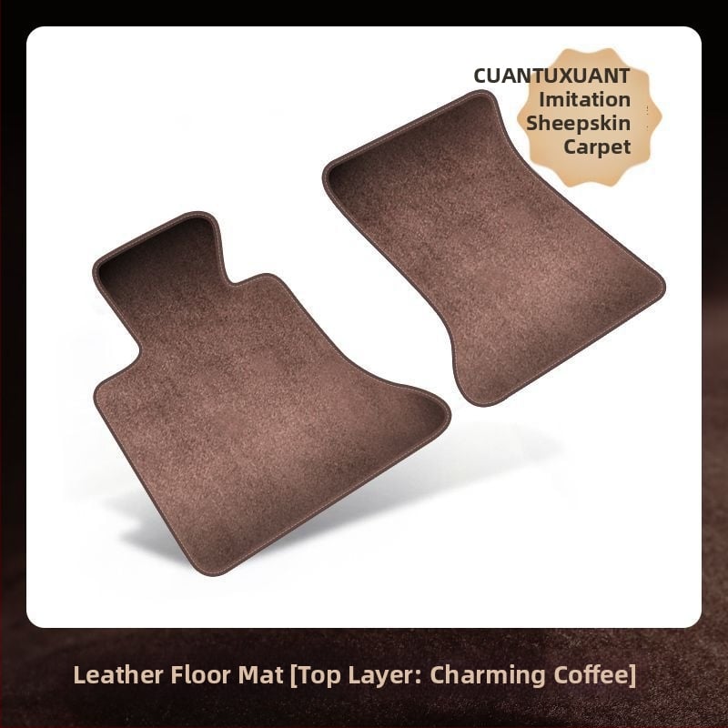 Ford-kompatibilna auto prostirka s gornjim slojem kašmir boje, protuklizna, bez prilagodbe, tip tepiha