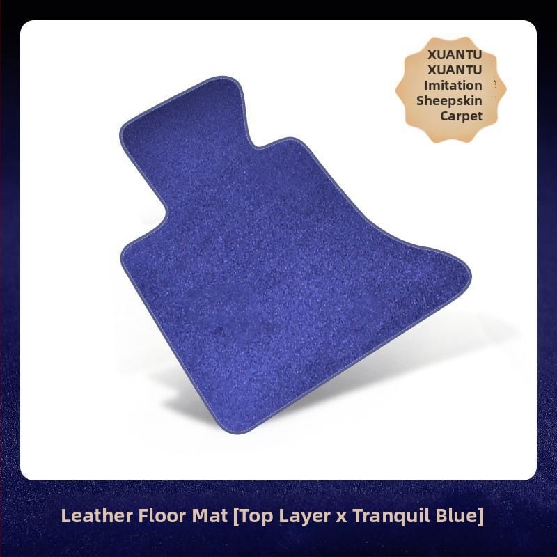 Ford-kompatibilna auto prostirka s gornjim slojem kašmir boje, protuklizna, bez prilagodbe, tip tepiha