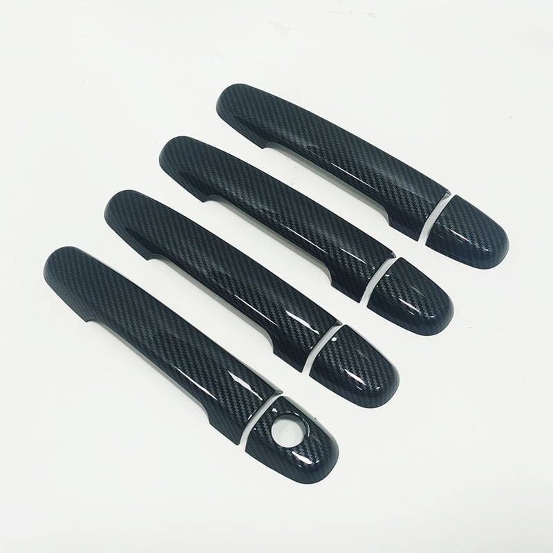 Vios FS külső ajtó kilincs (door bowl) – ABS elektroplatolt felület, karbonmintás textúra, Termék kód: Vios Door Bowl, Márka: Just Right