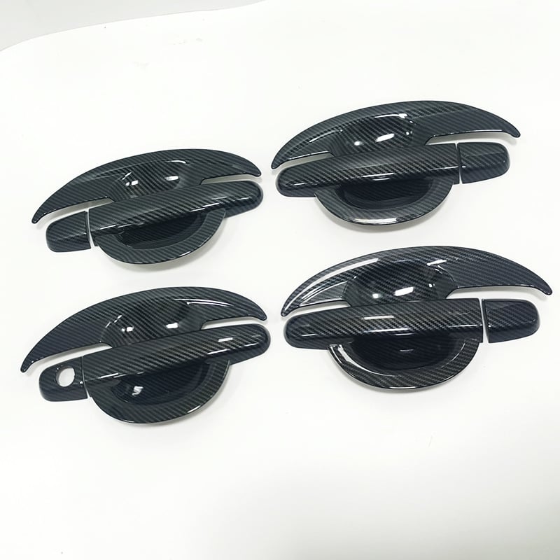 Vios FS külső ajtó kilincs (door bowl) – ABS elektroplatolt felület, karbonmintás textúra, Termék kód: Vios Door Bowl, Márka: Just Right