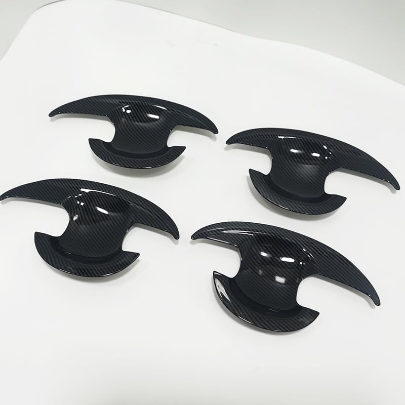 Vios FS külső ajtó kilincs (door bowl) – ABS elektroplatolt felület, karbonmintás textúra, Termék kód: Vios Door Bowl, Márka: Just Right