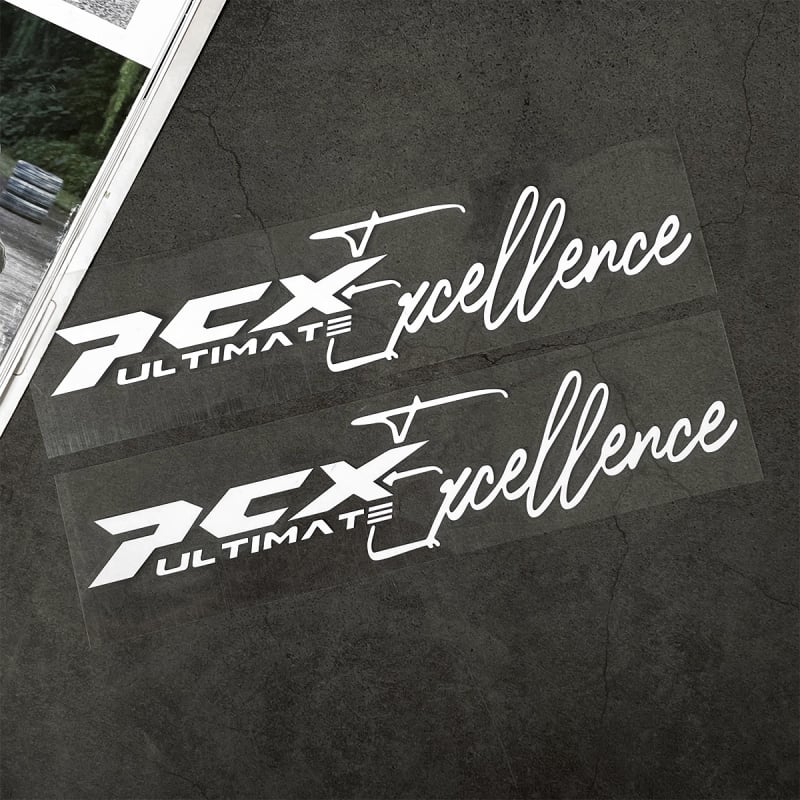 Folie decorativă pentru caroseria Honda PCX – model PCX, material etichetă autoadezivă, montaj cu adeziv (PCX, Etichetă, Adeziv)