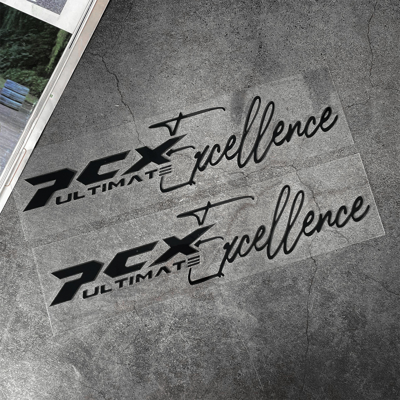 Folie decorativă pentru caroseria Honda PCX – model PCX, material etichetă autoadezivă, montaj cu adeziv (PCX, Etichetă, Adeziv)