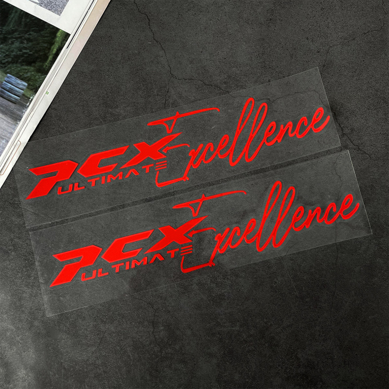 Folie decorativă pentru caroseria Honda PCX – model PCX, material etichetă autoadezivă, montaj cu adeziv (PCX, Etichetă, Adeziv)