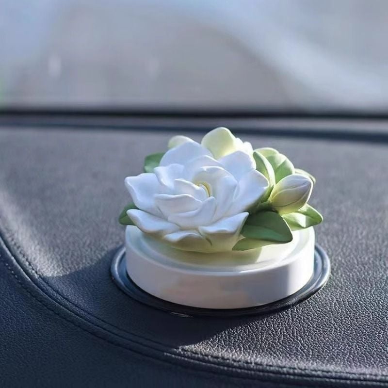 Auto aromaterapijski ukras s Gardenijom – difuzni kamen za središnju konzolu, dar