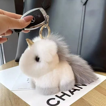 Egyszarvú plüss kulcstartó | Gép varrás, Anyag: plüss, Minta: egyszarvú, Stílus: Friss és édes