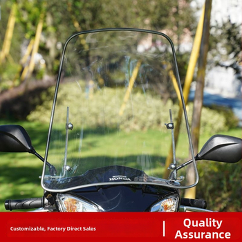 Kryt čelného skla pre elektrický skúter, PC materiál, tlač loga