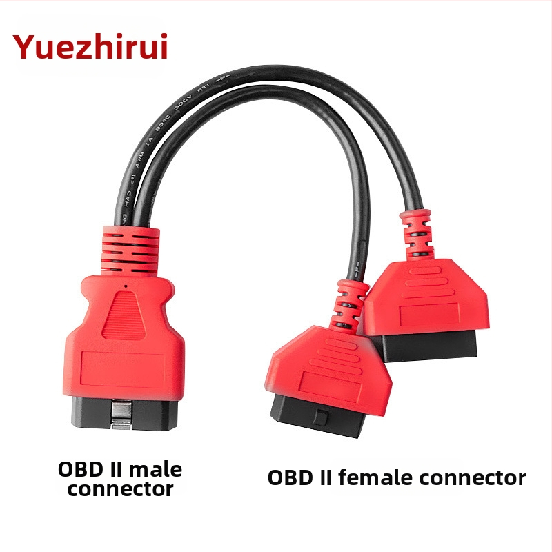 OBD2 kábel – jednorazový adaptér na rozdelenie na dve, predlžovací kábel OBD, model Obd2 cable, automobilový počítačový detektor, konfigurovateľný, bez dovozu