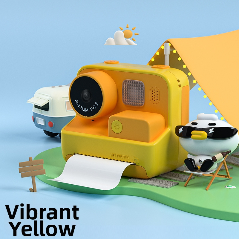 K27 Detská tlačová kamera s 2.0 palcovým IPS LCD, 26MP senzor, TF karta, ABS+PC telo, tlačová funkcia