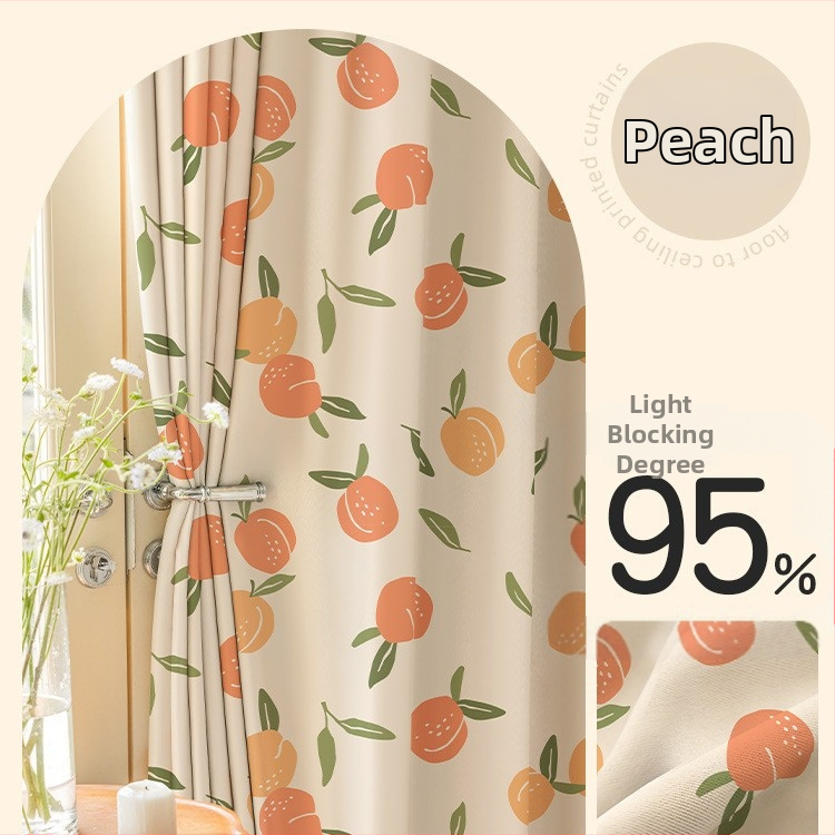 Záves do spálne s hákom, pastoračný vzor, polyester, 70-90% zatemnenie, Sunny Day, jar 2026