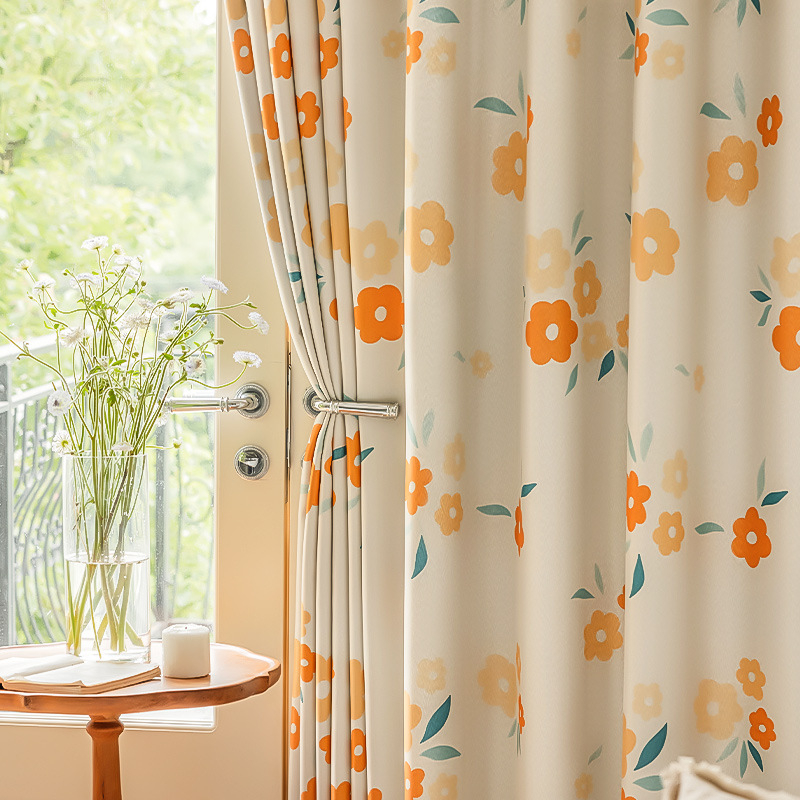 Záves do spálne s hákom, pastoračný vzor, polyester, 70-90% zatemnenie, Sunny Day, jar 2026