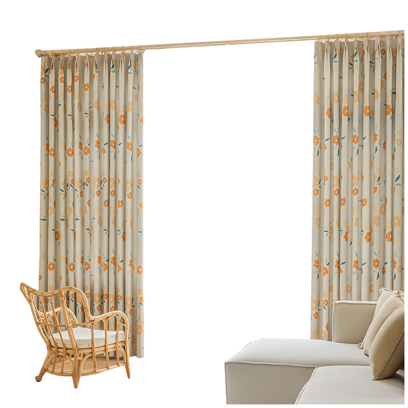 Záves do spálne s hákom, pastoračný vzor, polyester, 70-90% zatemnenie, Sunny Day, jar 2026