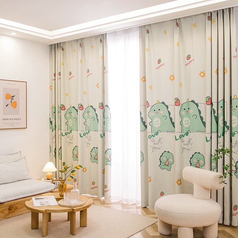 Záves do spálne s hákom, pastoračný vzor, polyester, 70-90% zatemnenie, Sunny Day, jar 2026