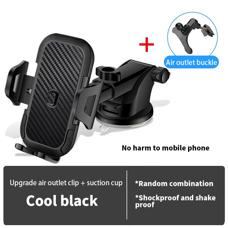 Θήκη κινητού για αυτοκίνητο με βεντούζα και στήριξη σε αεραγωγό, παγκόσμια συμβατότητα, στήριξη με βαρύτητα, αντιδονητικός σχεδιασμός
