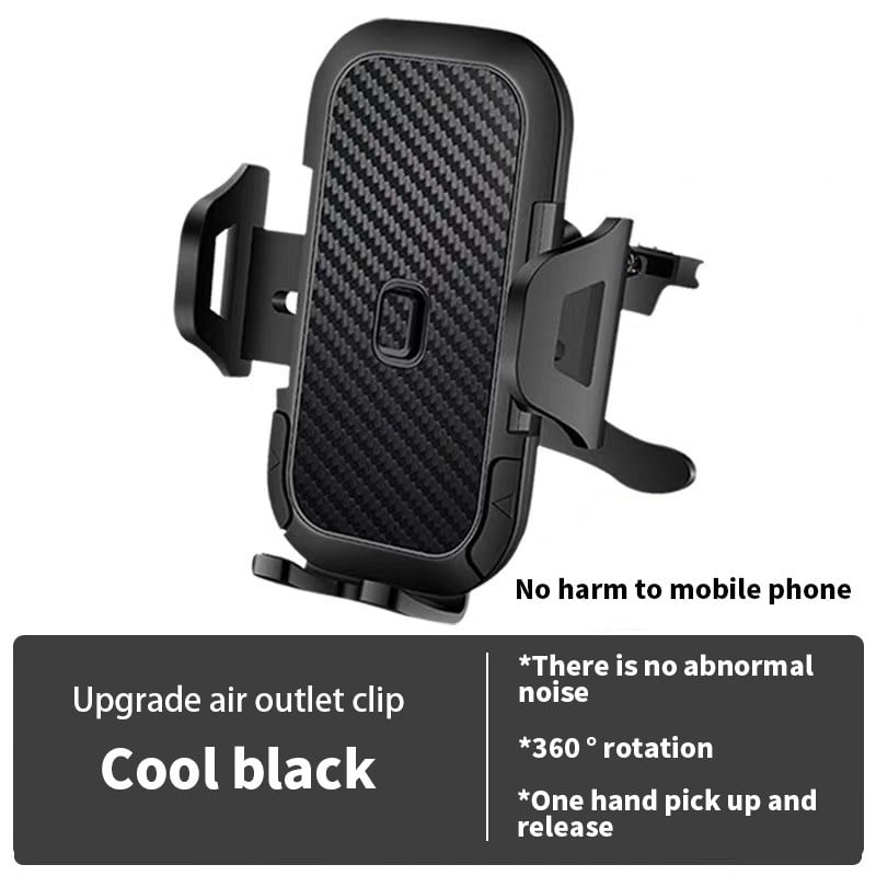 Θήκη κινητού για αυτοκίνητο με βεντούζα και στήριξη σε αεραγωγό, παγκόσμια συμβατότητα, στήριξη με βαρύτητα, αντιδονητικός σχεδιασμός