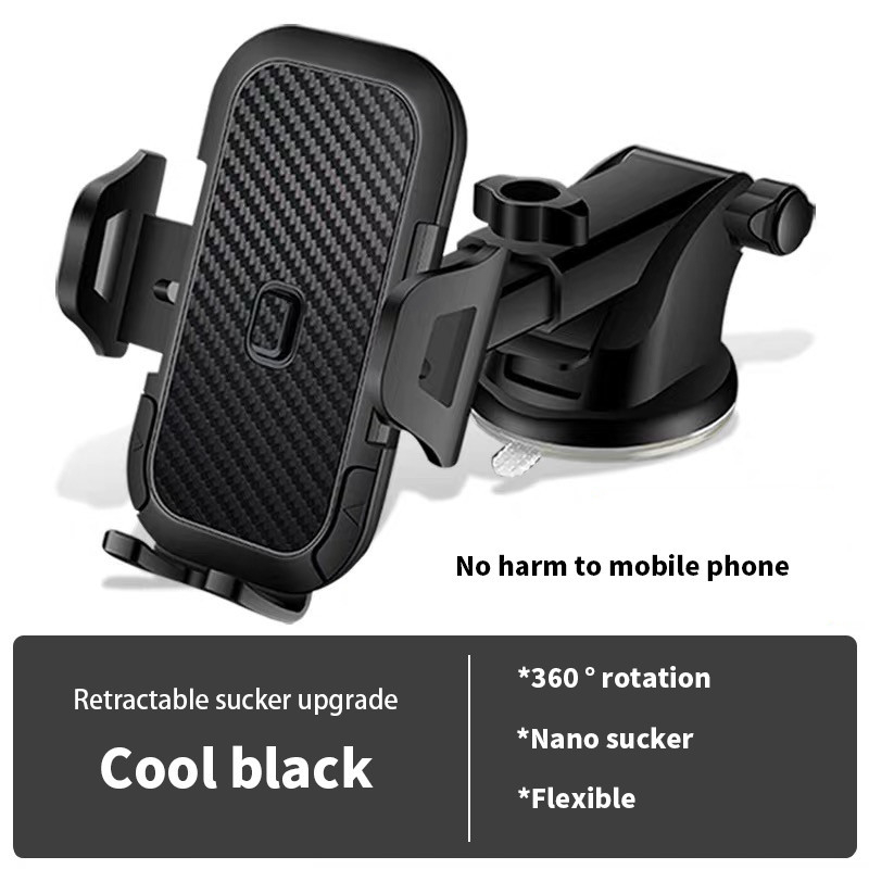 Θήκη κινητού για αυτοκίνητο με βεντούζα και στήριξη σε αεραγωγό, παγκόσμια συμβατότητα, στήριξη με βαρύτητα, αντιδονητικός σχεδιασμός