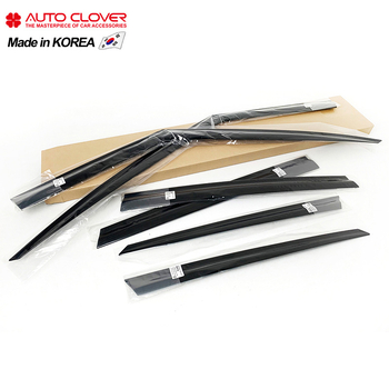 PMMA Esővédő szemöldök Range Rover Sport (2014–2022), 6 darabos készlet, eredeti ragasztóval szerelve, Auto Clover/Oakford