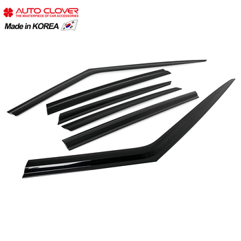 PMMA Esővédő szemöldök Range Rover Sport (2014–2022), 6 darabos készlet, eredeti ragasztóval szerelve, Auto Clover/Oakford