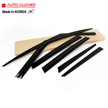 PMMA Esővédő szemöldök Range Rover Sport (2014–2022), 6 darabos készlet, eredeti ragasztóval szerelve, Auto Clover/Oakford