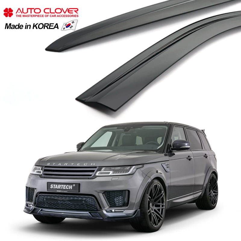 PMMA Esővédő szemöldök Range Rover Sport (2014–2022), 6 darabos készlet, eredeti ragasztóval szerelve, Auto Clover/Oakford