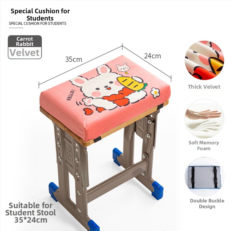 Μαξιλαράκι καθίσματος μαθητών – αφρός μνήμης, πολυεστερικό νήμα, σχέδιο κινούμενο σχέδιο, για σαλονιού/υπνοδωμάτιο, Mengqinhua