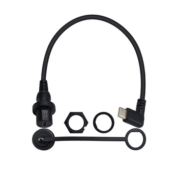 Cabl USB pentru extindere panou Type-C2.0 – conductor din cupru, lungime 0.3 m, turnare prin injecție