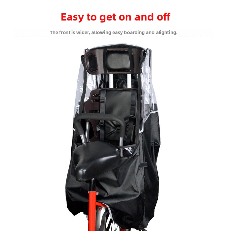 Detská pláštenka na zadné sedadlo bicykla – nepremokavá, kapacita 50, unisex