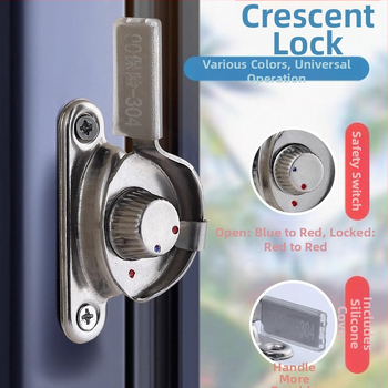 Crescent lock — model Z5LW9_1637382257207; materiál: nerezová oceľ; značka: The First Force; štýl: moderný a minimalistický; univerzálne použitie.