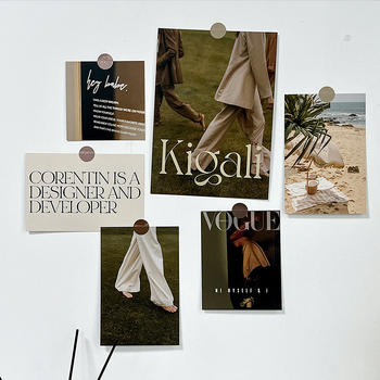 Carte Foto în Stil Francez – Artă de Living pentru Dormitor sau Cămin, Decor de Perete în Stil Ins Retro; hârtie acoperită, 30 g, lansat în 2023.3