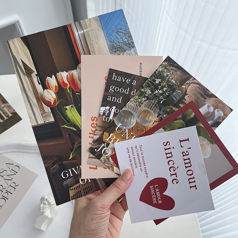 Carte Foto în Stil Francez – Artă de Living pentru Dormitor sau Cămin, Decor de Perete în Stil Ins Retro; hârtie acoperită, 30 g, lansat în 2023.3