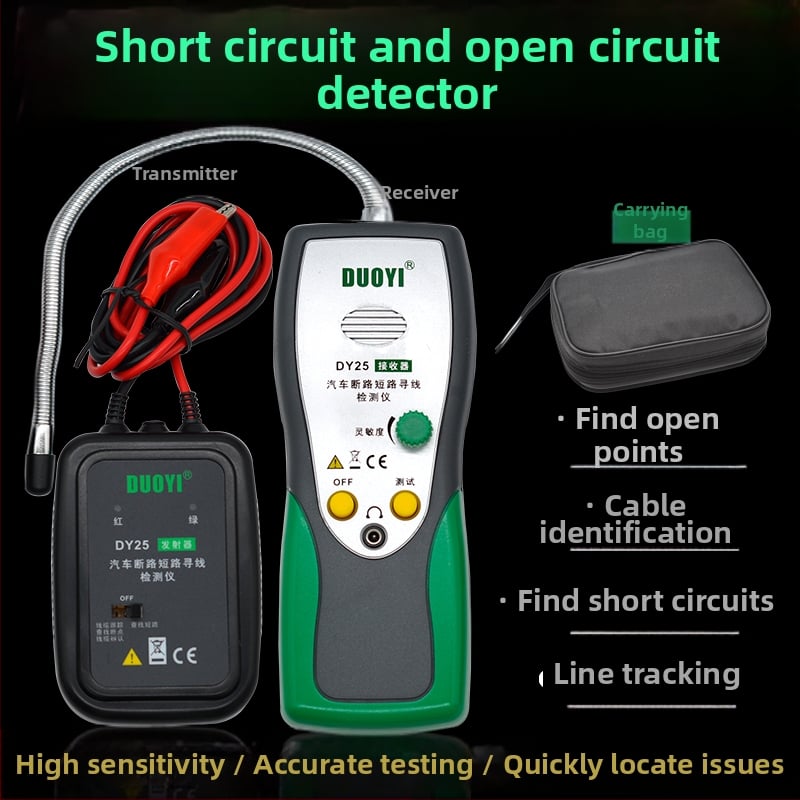 Automobilski tester emisija s detektorom kratkog spoja — Model: Circuit Breaker Short Circuit Detector; Broj artikla HYwkelxqtrsuwk