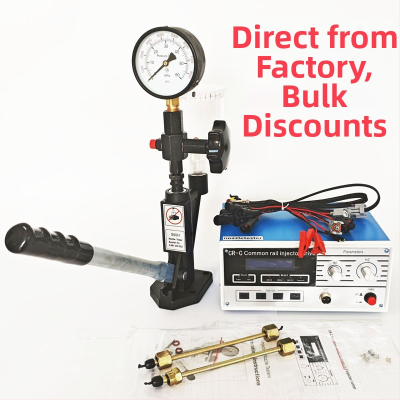 Set na testovanie vstrekovača Common Rail s elektronicky riadeným testerom a kalibrátorom, model S60hcrc, 110-220V, 0-70°C