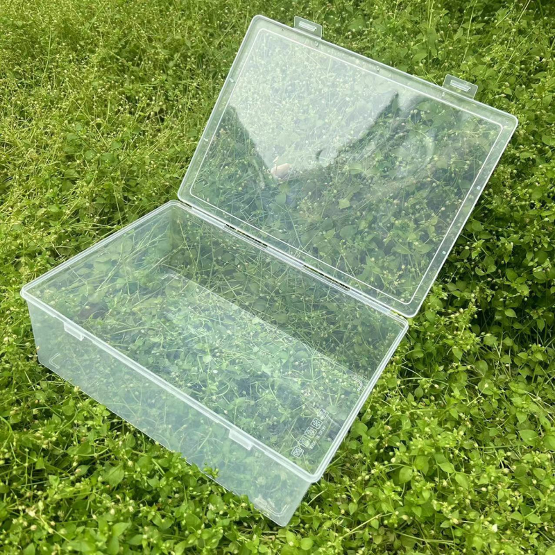 Transparentna plastična kutija za skladištenje, PP materijal, 100% nov, kapacitet 6500, otporna na prašinu