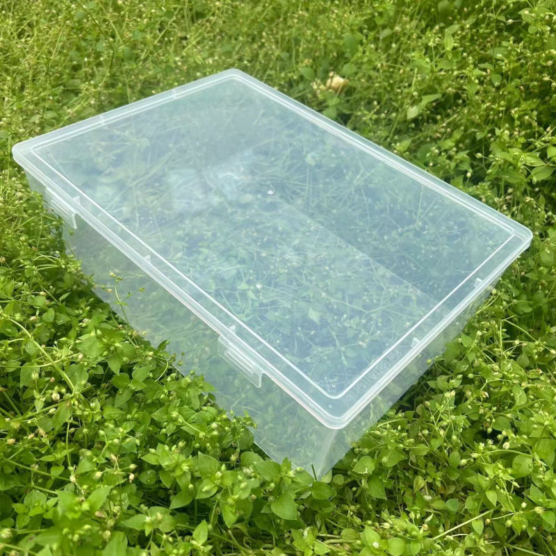 Transparentna plastična kutija za skladištenje, PP materijal, 100% nov, kapacitet 6500, otporna na prašinu