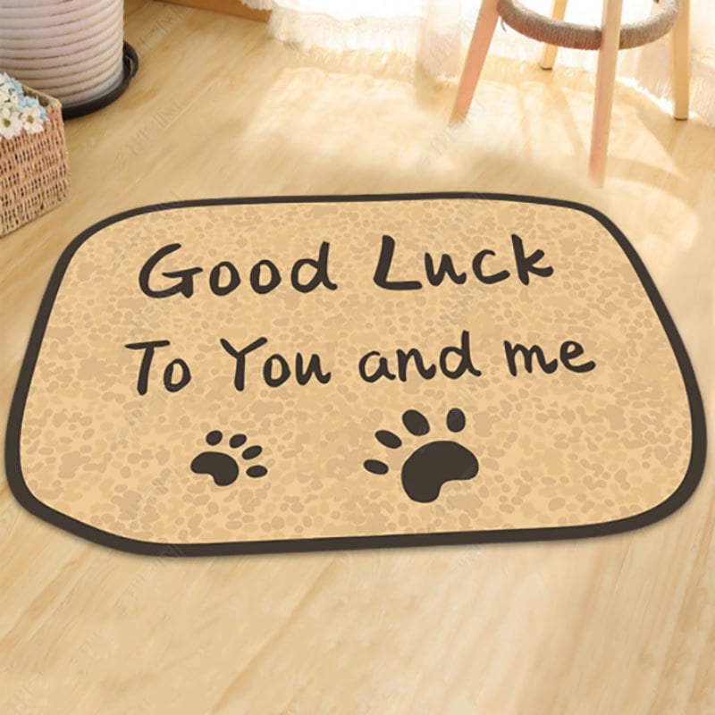 Ленена противохлъзгаща подложка за баня и вход, абсорбираща влага, миеща се