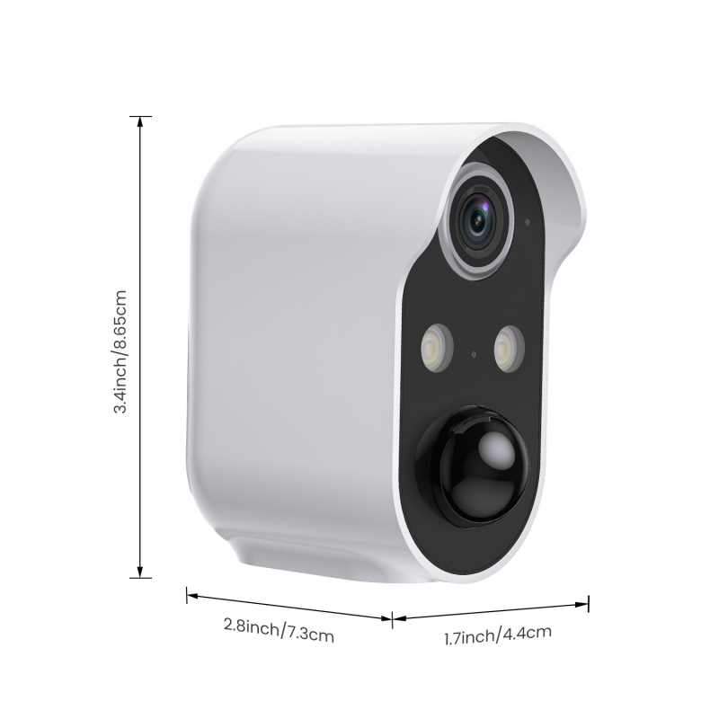 IP kamera beltéri és kültéri használatra, elektronikus zoom, -20°C-tól 65°C-ig, IP65 vízálló