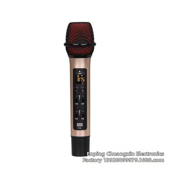 A6 Karaoke mikrofón do auta pre mobilný telefón, Bluetooth, vstavaná 1000mAh batéria, frekvenčný rozsah 100Hz–20kHz, SNR ≥95dB, výkon 5W, na živé vysielanie a nahrávanie
