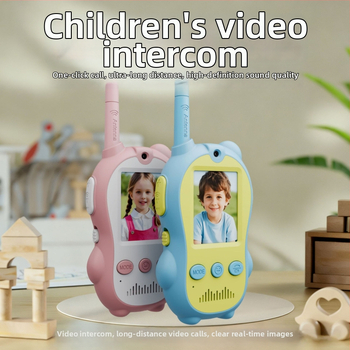 Vizuálny detský vysielač – Kompletná jednotka, Model Small Animal Walkie-Talkie, Rozsah do 1,5 km, 650 mAh Li-ion batéria, Displej