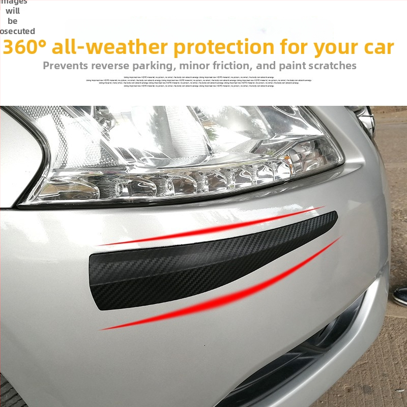 TM PVC ochranná páska na predný nárazník, univerzálne pre automobily, proti kolízii, sada 2 kusy